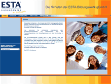 Tablet Screenshot of esta-schulen.de